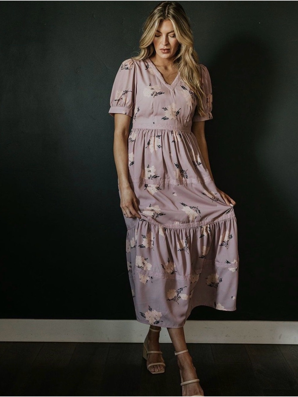 Roolee Salt Maxi Dress With Pockets
